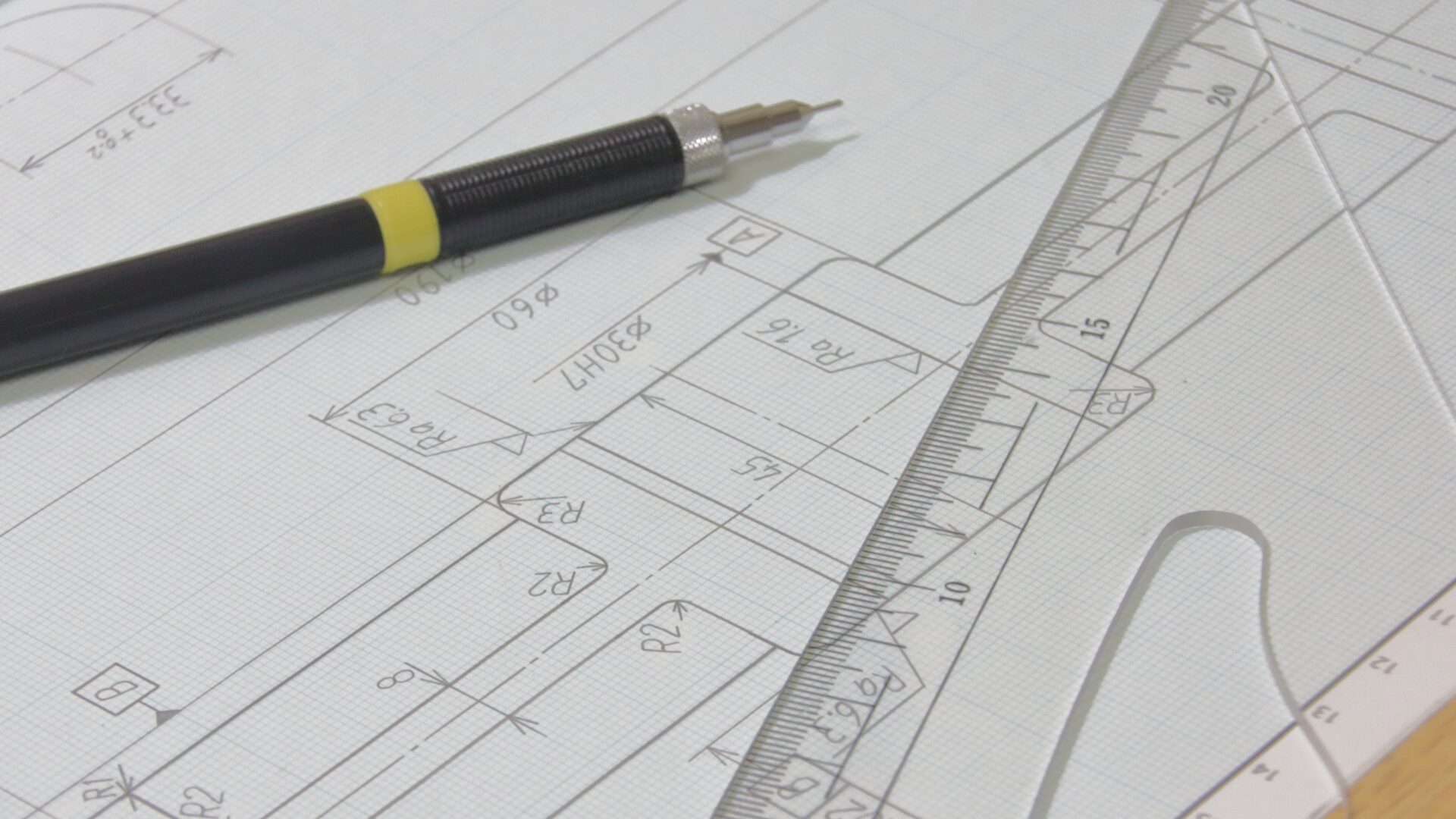 手書きの図面